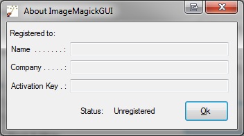 ImageMagick GUI about window